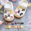 Cartoon Shoe Charms: DIY PVC Buckles for Crocs, Sandals, and Beach Shoes.