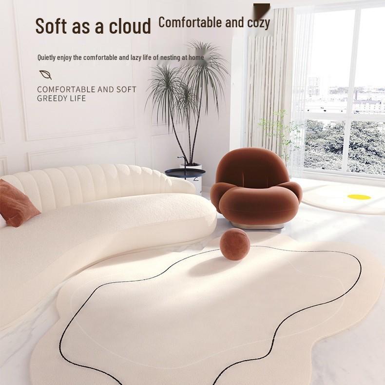 Winter Thickened Imitation Cashmere Living Room and Bedroom Non-Slip Rug