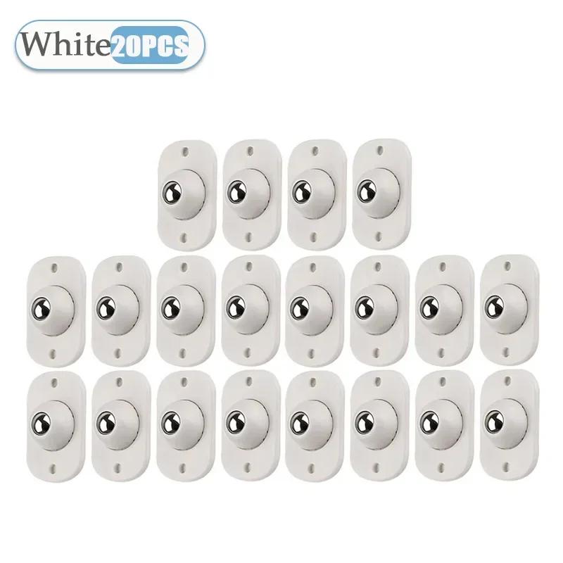 4~120PCS Adhesive Universal Ball Pulley Silent Movable Small Wheel Household Accessory Wear-resistant Load-bearing Foot Wheel