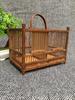Bamboo Woven Grasshopper Cage With Dung Tray Large Space Two Classic Retro Handmade Insect Chirping Cultural And Toy Gifts