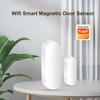 Tuya Smart WiFi Door Sensor Smart Home Open Close Detector Smartlife App Control Notification Compatible with Alexa Google Home