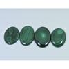 290Cts. Natural Malachite Oval Shape Cabochon Loose Gemstone 4Pcs Lot C-2107