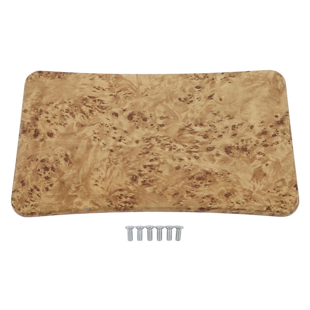 L580 W340mm RV Table Top Wood Removable Easy To Clean Boat Table Top for Caravan Deck Terrace Beige