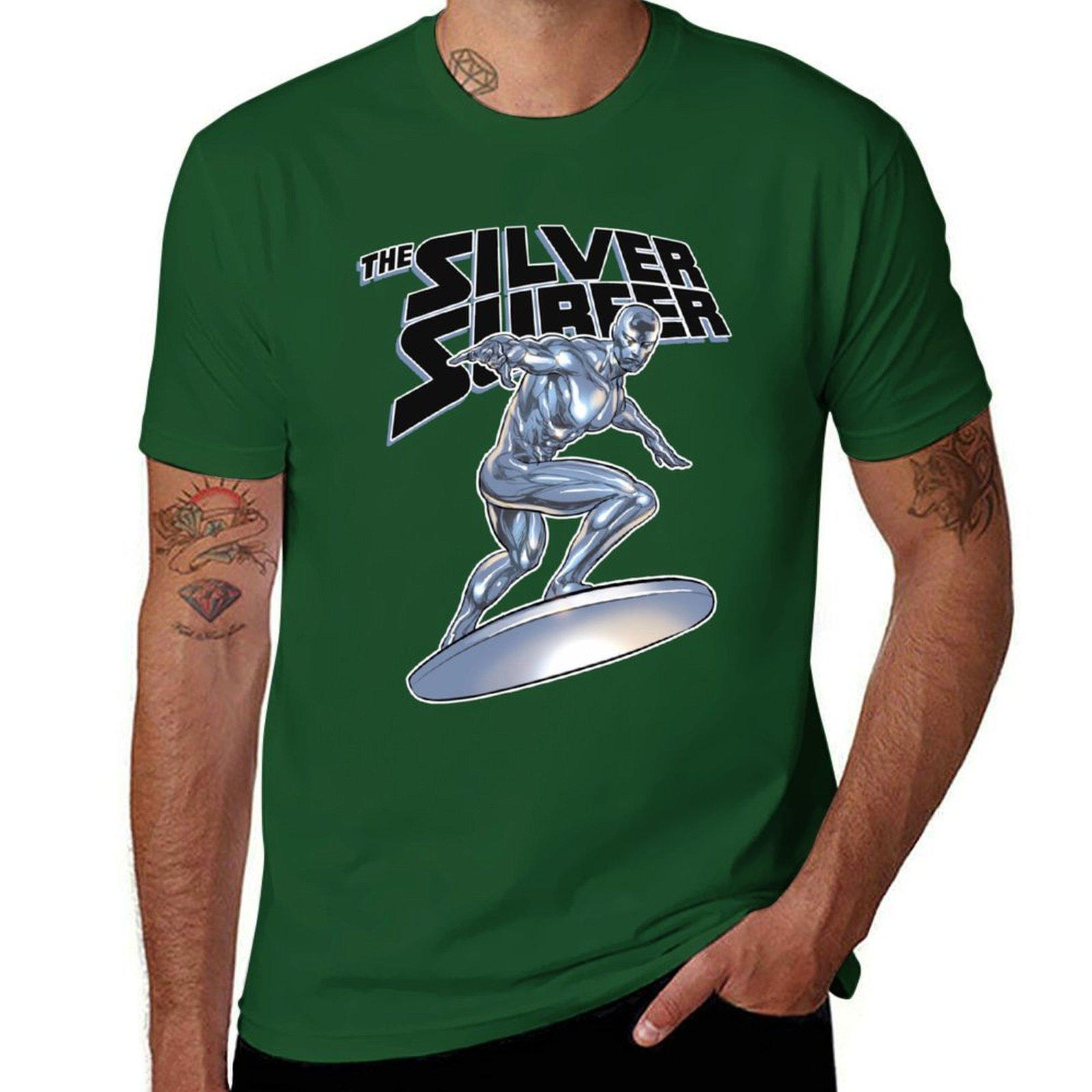 

Silver Surfer T-Shirt summer tops vintage clothes Blouse designer t shirt men 4XL