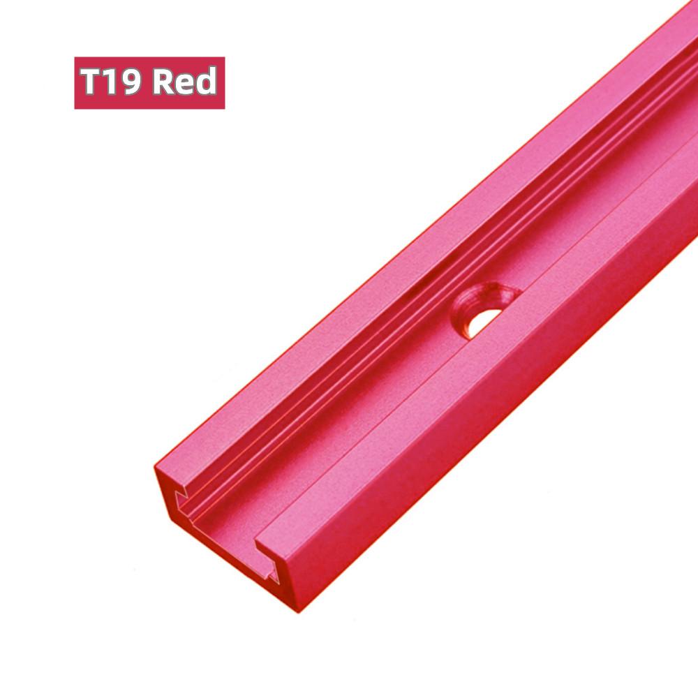 T-Track Aluminum T-Slot Miter Track Jig for Woodworking Tables - Universal T-Screw Fixture Slot for Router Tables, Saw Tables