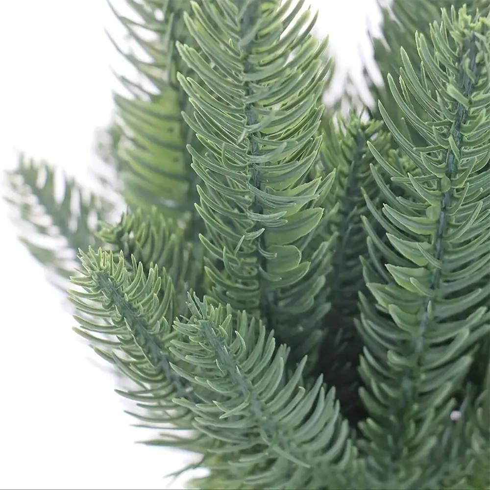 Artificial Pine Branches Green Plants Pine Needles DIY Accessories For Garland Wreath Christmas And Home Garden Decor