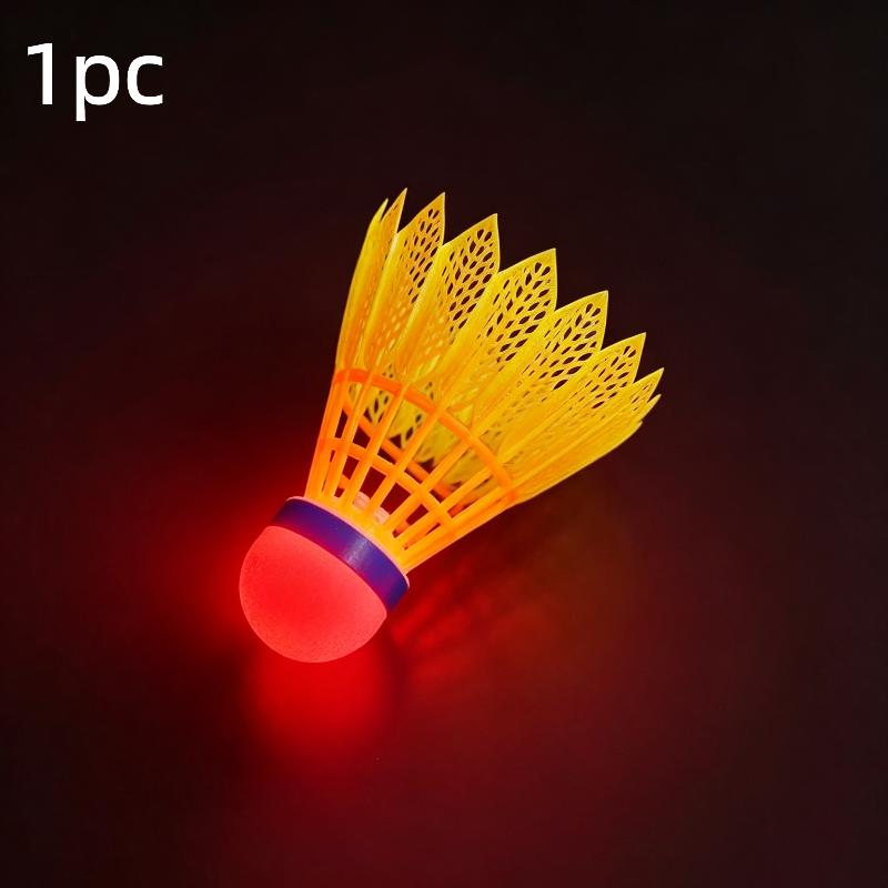 1/3 Pack Led Badminton Shuttlecocks -Lighting Glow In The Dark Badminton Birdies Badminton Practice Windproof Shuttlecocks