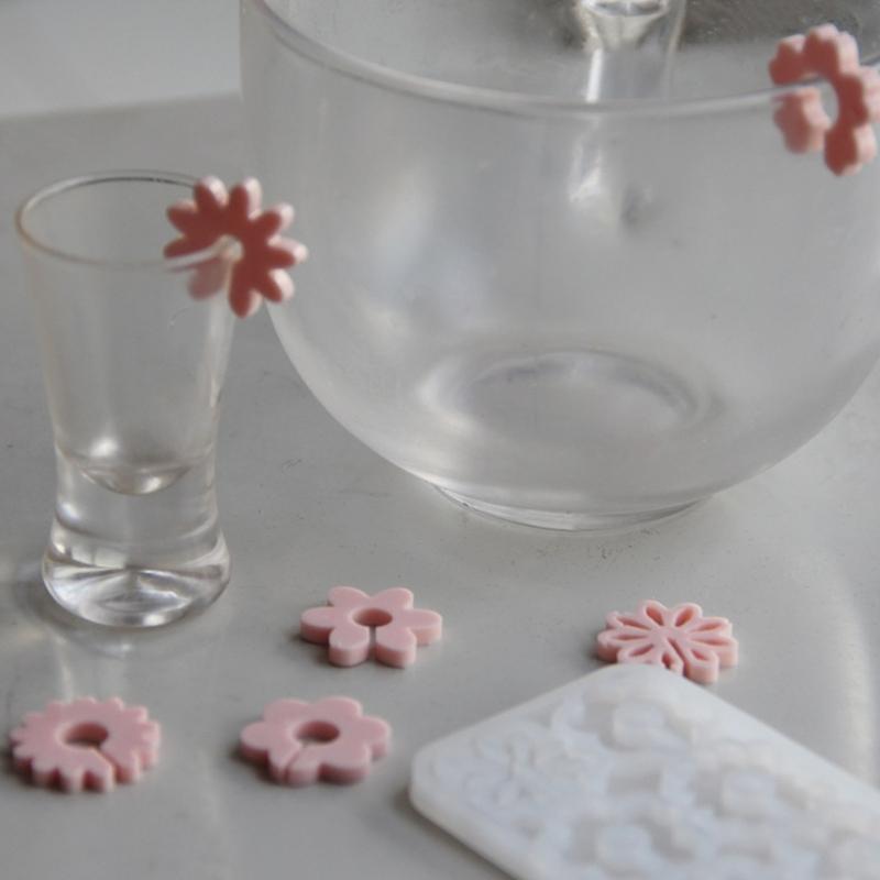 Silicone Labels Epoxy Resin Moulds Flower Silicone Molds For Crafting Individualized Resin Glasses Signs And Labels