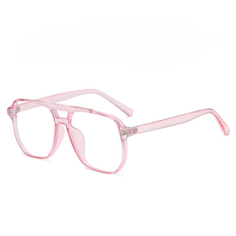 Transparent Computer Glasses Frame Women Men Anti Blue Light Square Eyewear Blocking Glasses Optical Spectacle Eyeglass