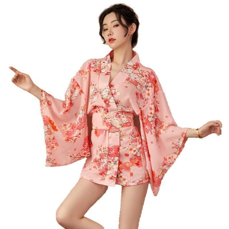 

[SEMEUKE] юката сексуальное кимоно для косплея Oiran Yukata костюм эротическое нижнее белье