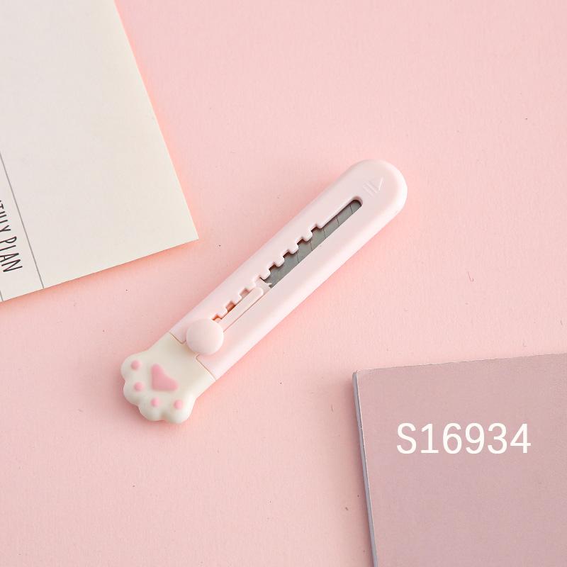 Mr.Paper Mini Portable Cat's Paw Tool Knife Cute Creative Exquisite Handbook Decoration Paper Cutting Stationery Supplies
