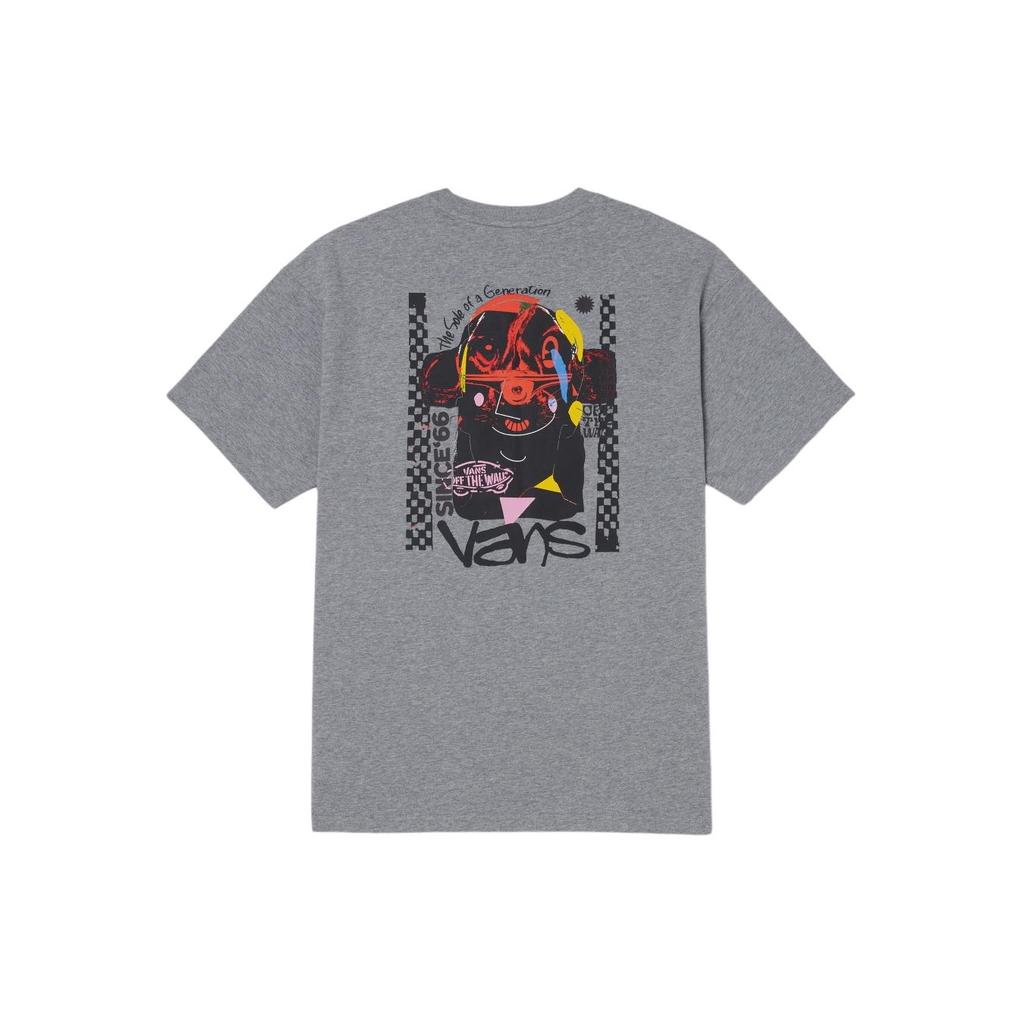 Vans Overstimulated Collage Graphic T-Shirt 'Grey Black Red' Men's VN000GPNHTG