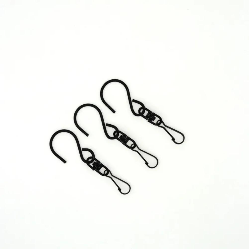 8Pcs for Hanging Wind Spinners Wind Chimes Crystal Twisters Party Tools Swivel Hooks Clips Kitchen Bedroom Rotating S Hooks