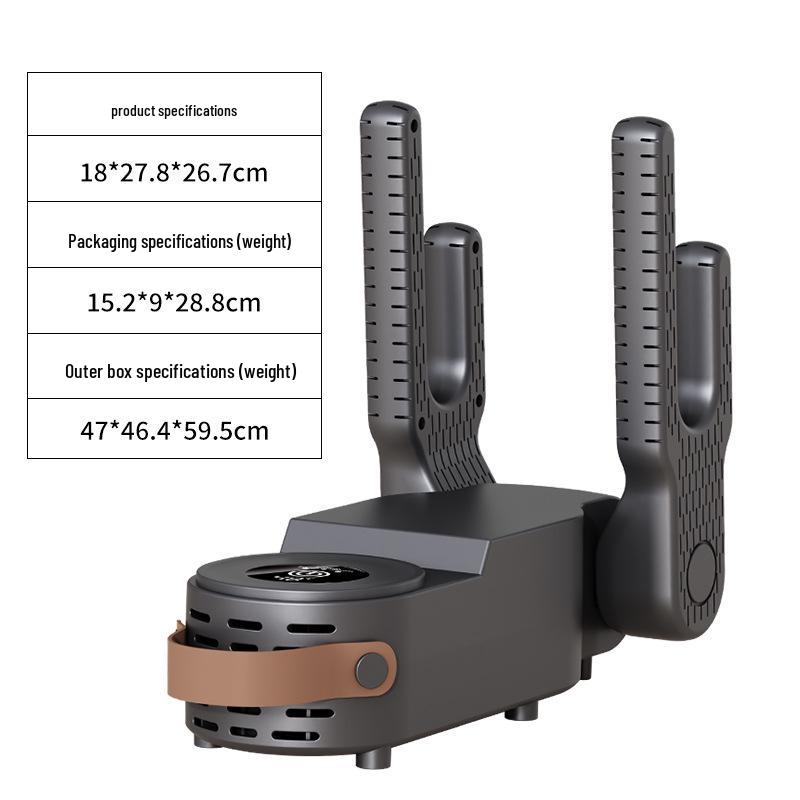 Portable Smart Shoe Dryer & Warmer: Foldable, Easy-to-Store Household Heating Solution.