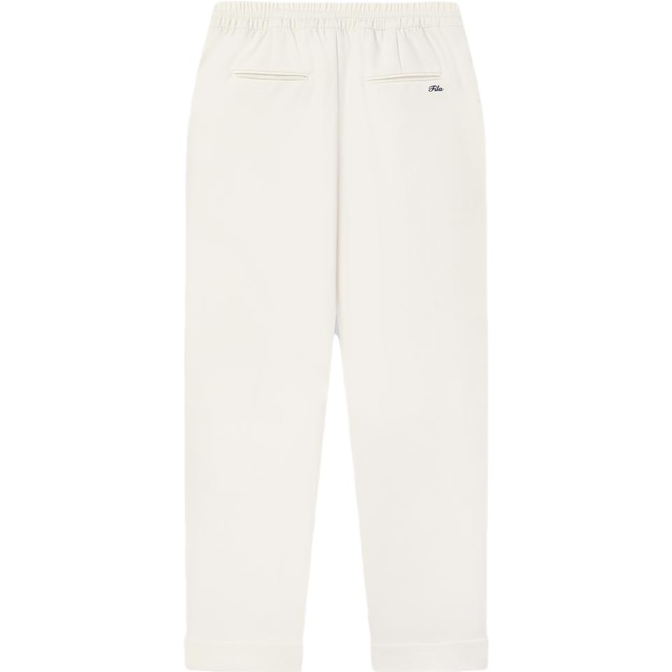 Fila Woven Long Pants Basic Simple Business Straight Leg Casual Pants Women pants Steam-White F11W331803F-IV