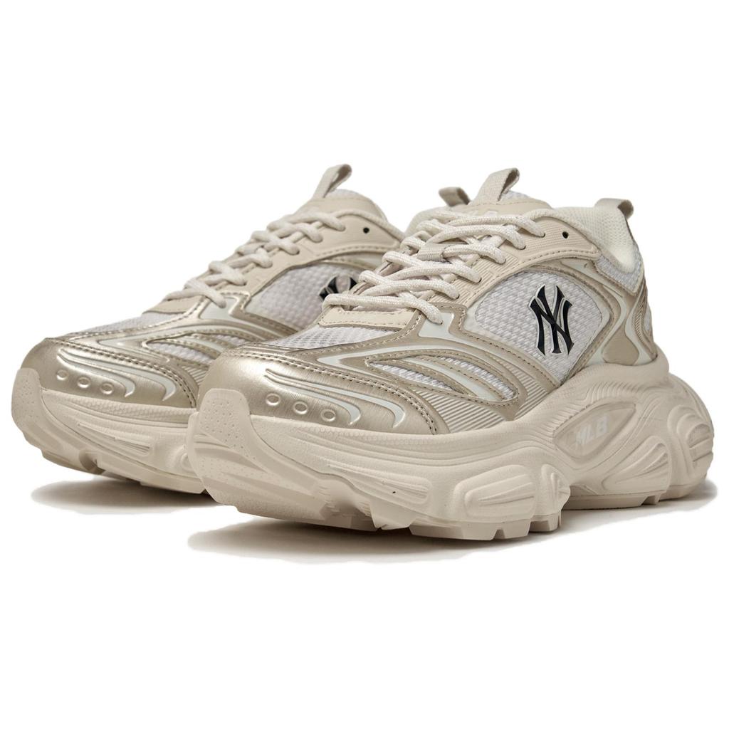 MLB New York Yankees Chunky Sneakers Unisex Gold Sneakers 3ASHWC36N-50GOS