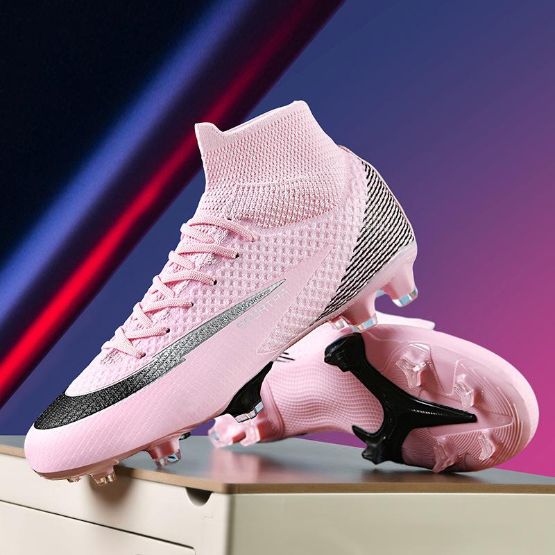 Adult children outdoor lawn sports training competition football shoes men and women long broken nails