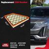 A3212C Engine Air Filter Kit Fit For 2018- Chevy Traverse/ - Chevy Blazer/ 2017- GMC Acadia/ 2018- Buick Enclave/ 2017- Cadillac XT5 A3212C 23321606