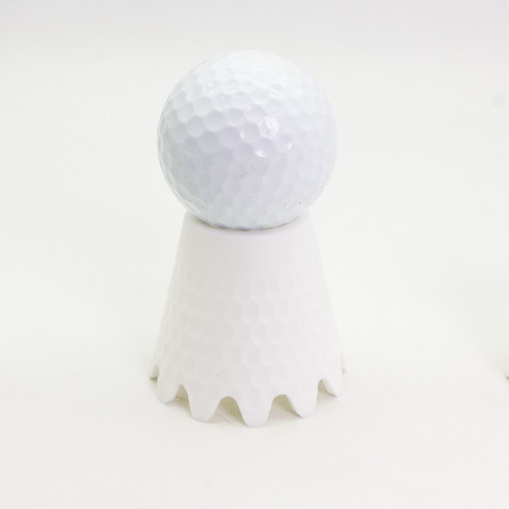 8Pcs Creative Golf Ball Holder Wave Shaped Bottom Design Plastic Golf Mat Golf Tee  Golfer Gift