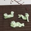 1-3PCS Frog Chopsticks Holder Pen Holder Frog Tea Pet Frog Home Furnishing Study Decoration Small Ornament Ornament