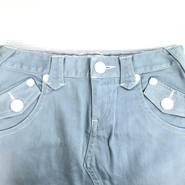 Burberry BLUE LABEL Mini Skirt Sanyo Size 25 Blue Bottoms Skirt(USED)