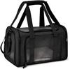Portable Breathable Pet Carrier: Foldable, Lightweight, Car-Mountable, Large Capacity for Cats and Small Dogs