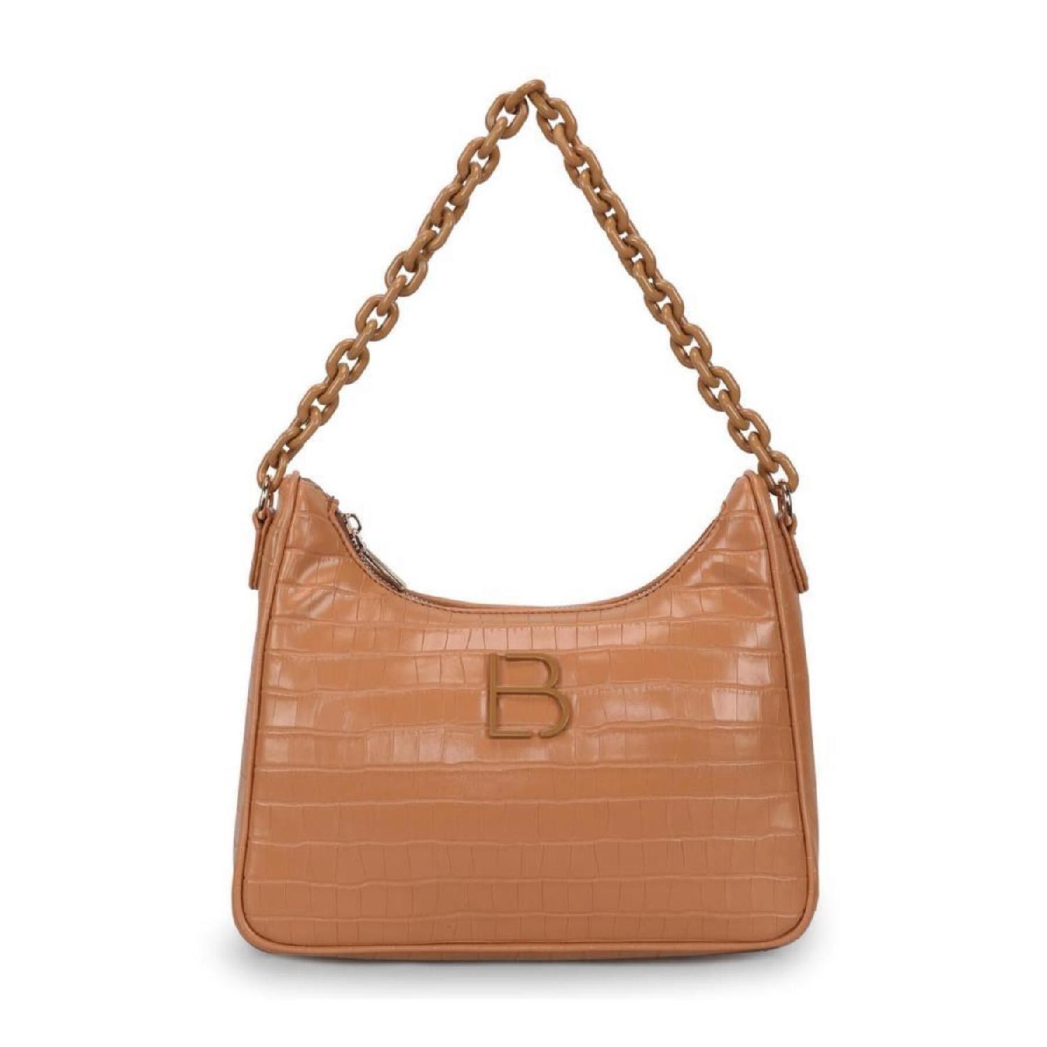 

Patterned Chain Strap Woman Hand And Shoulder Bag Standart вершковий