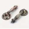 2pcs Vintage Single Hole Zinc Alloy Cabinet Door Handle, Drawer, Clothing Cabinet Handle