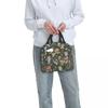 Mushroom Forest Insulated Lunch Bag for Women Leakproof Thermal Cooler Bento Box Office Picnic Travel