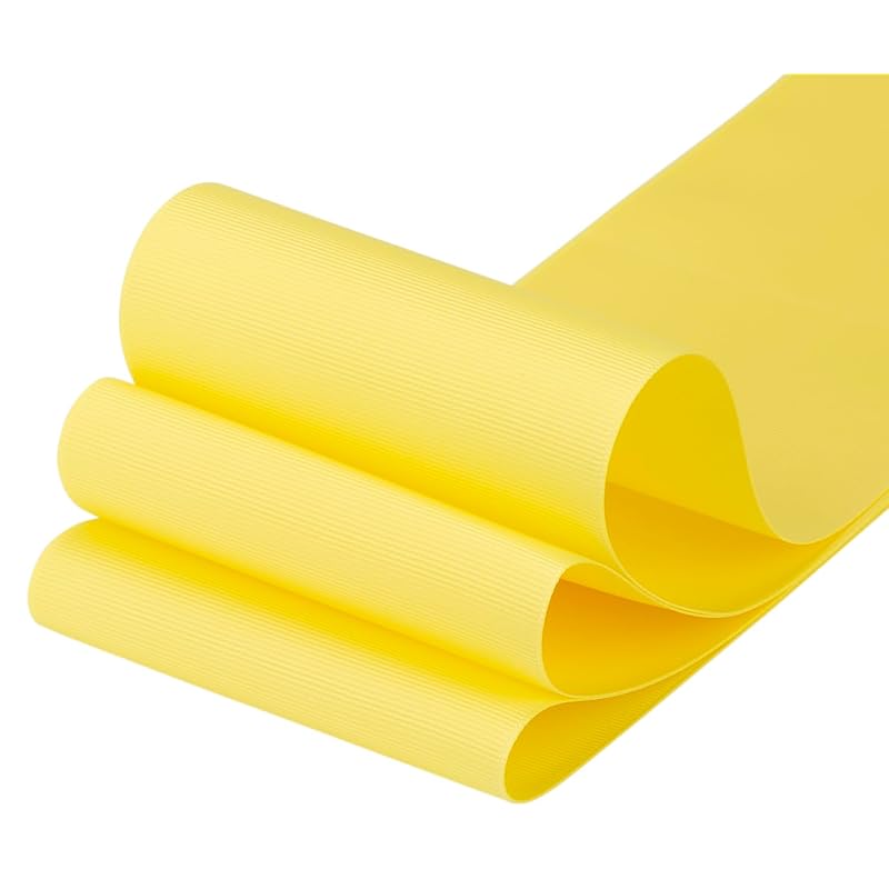[Tekdeere]Width 100mm Solid Lemon Grosgrain Ribbon, Perfect for Gift Wrapping, Sewing, Hair Accessories, Wedding Decorations - 22 Meters/roll