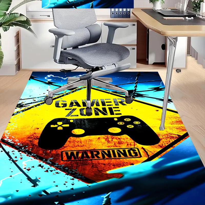 Gamer Zone Carpet For Playroom Bedroom Living Room Sofa Home Decorkids Game Area Rug Nonslip Floor Mat