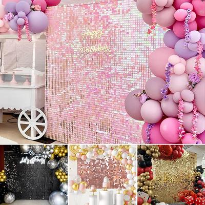 Flower Wall Backdrops Wedding Birthday Floral Theme Party Background