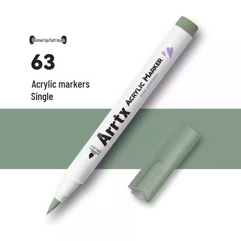 Arrtx Artesian Acrylmarker - Weiche Spitze, Wasserfest, 30 Lilatöne für DIY & Graffiti.