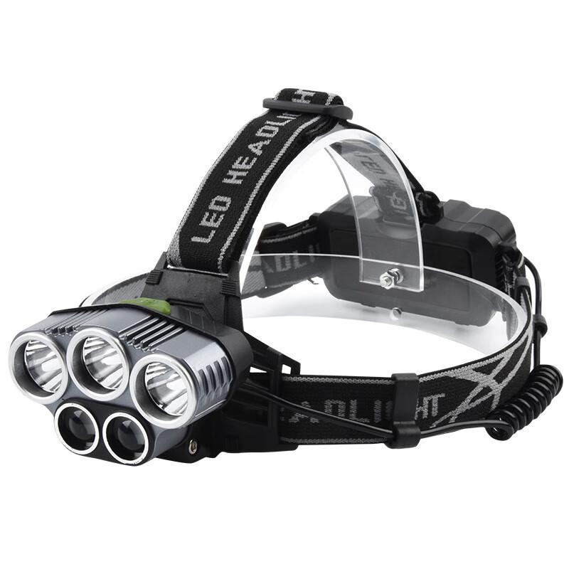 Meng Pao 6-Mode USB Rechargeable 5-LED Outdoor Headlamp