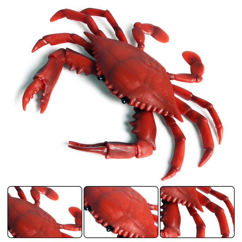 Realistic Crab Marine Animal Figurine Plastic Toy For Kids Gifts Educational