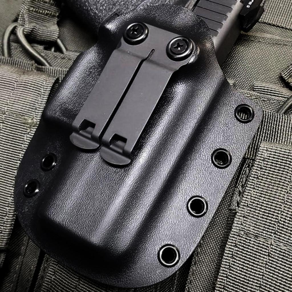 Stainless Steel Holster Clip Set K Sheath Waist Clip Accessories Knife Sheath Back Clip Scabbard Carrying Pocket Clip
