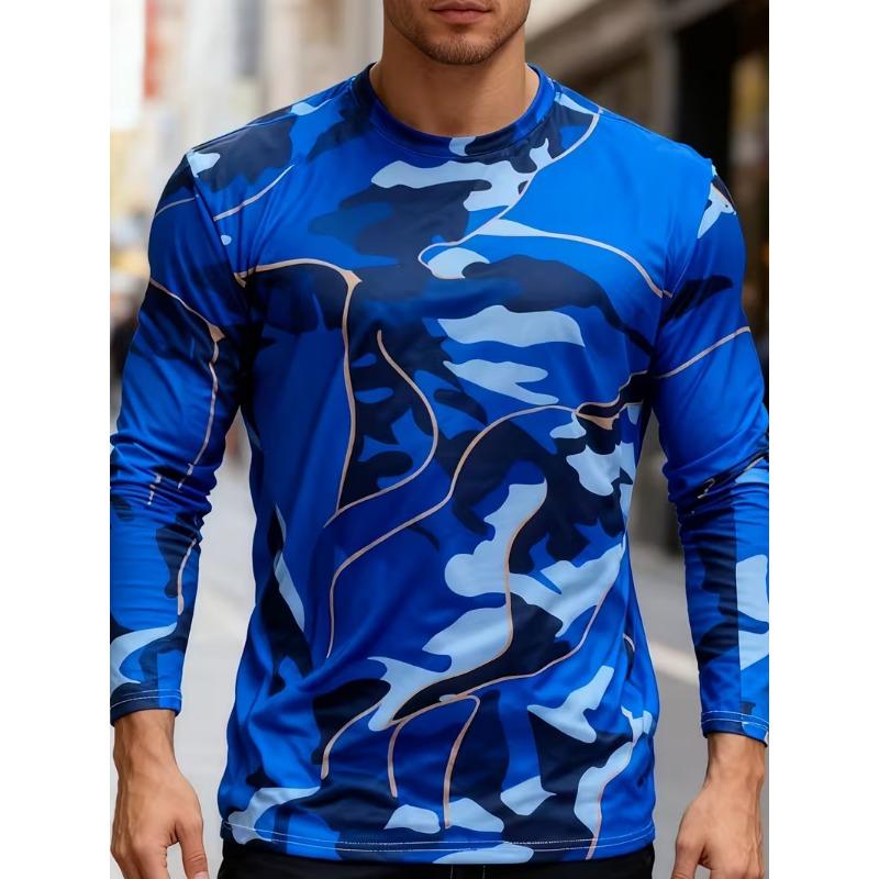 Men's Long Sleeve T-Shirt Casual Fashion