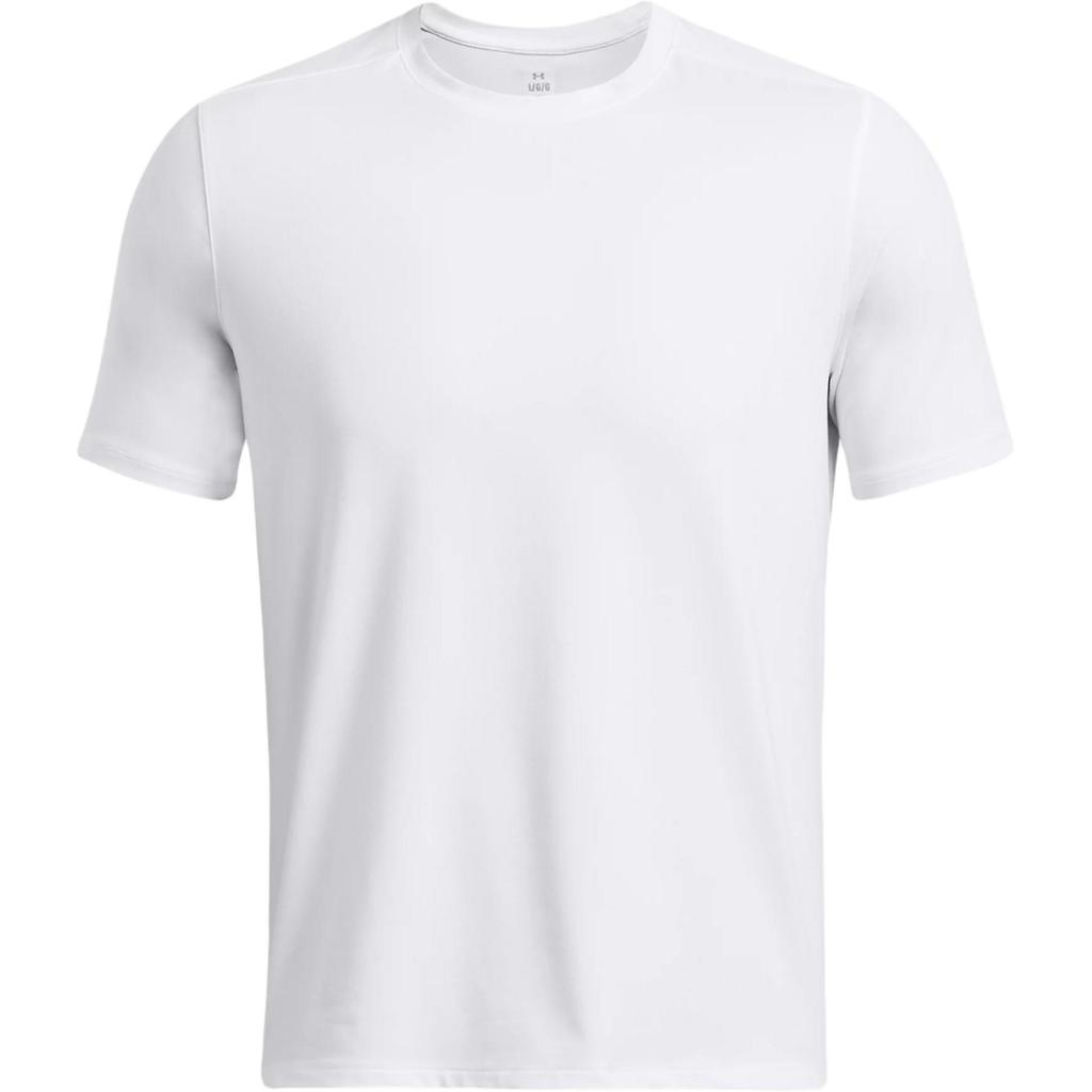 Under Armour Meridian Soft Comfortable Crew Neck Short Sleeve T-Shirt Men Tops White 1386973-100