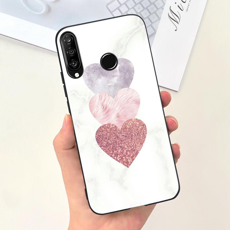 For Huawei P30 Lite Case Cute Fashion Carton Cover Soft Silicone Phone Case For Huawei P30 Pro P 30 Lite P30Lite Back Cover Bags