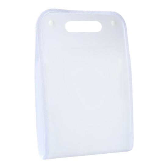 Expanding File Folder A4 13 Compartment Translucent File Case with Handle Waterproof Document Organizer Student Test Papers School Supplies