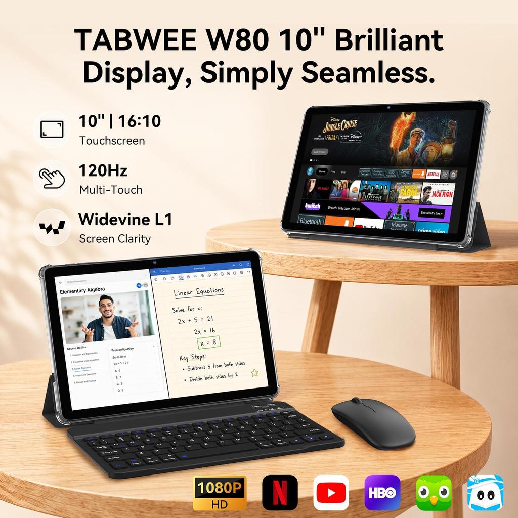 Tabletă Android 16 de 10,1 Inch 32GB RAM 128GB ROM Ecran IPS-LCD 4G LTE Dual-SIM Octa-Core