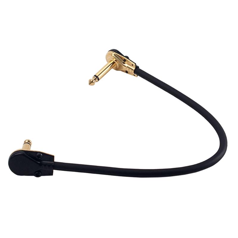Guitar Patch Cable, 7 Inch 13 Inch Profession Guitar Effect Pedal Cable Right Angle Plug Guitar Pedalboard Connect Cable