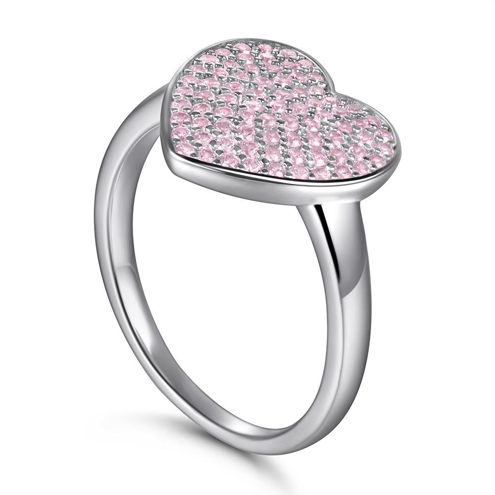 Lindon Classic 925 Sterling Silver  Zircon Ring Ladies Jewelry Wedding Promise Party Gift