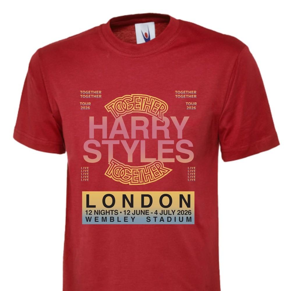 Harry Styles TShirt Together Inspired Adult Unisex Merch Fun Tee Top 2XL