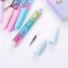 20 PCS Glitter Quicksand Gel Pens Fine Point 0.5mm Black Office Water-based Signature Pen Back School Beautiful Stationery Gift To Friend