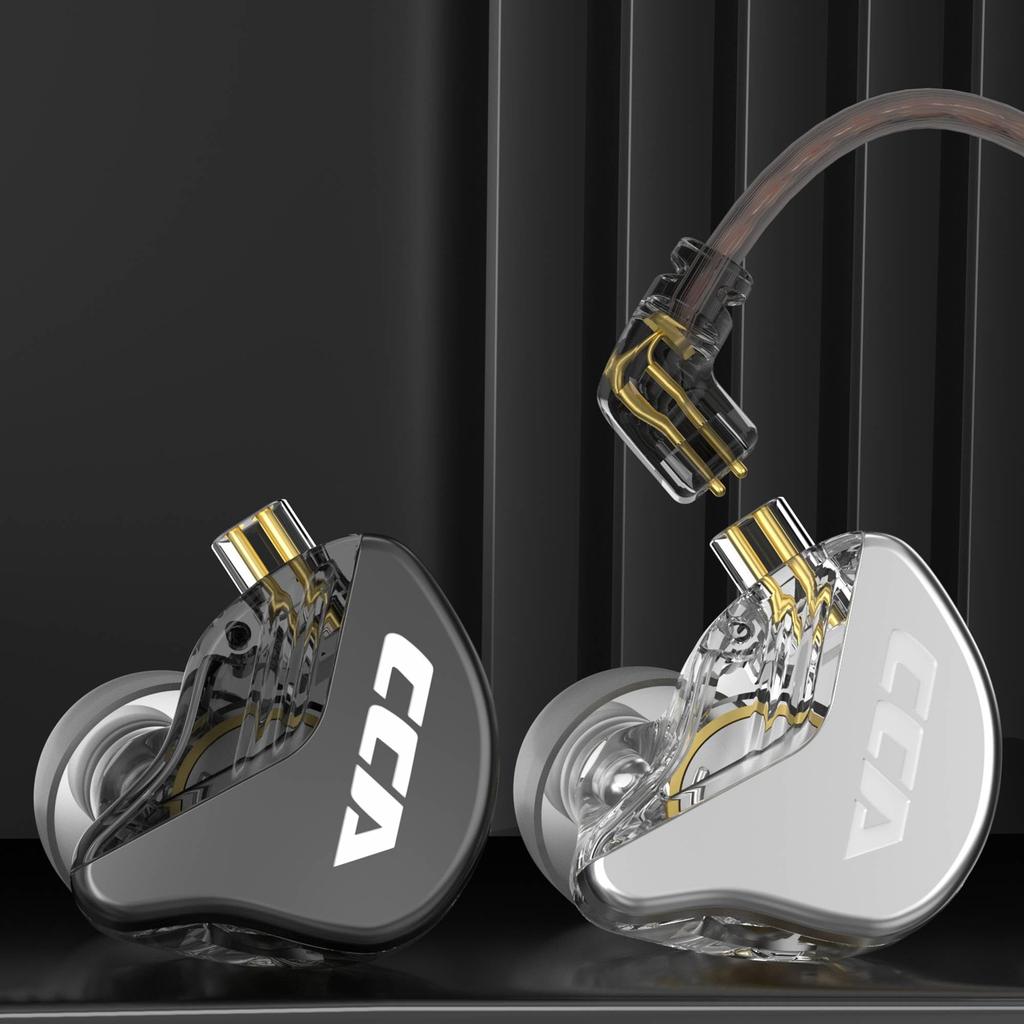 Yinyoo CCA CRA Deep Bass Classic Earphones, Wired Earbuds, Gaming Earphones, Perfect for Metal and Rock Music, Powerful Acoustic Performance, Zinc