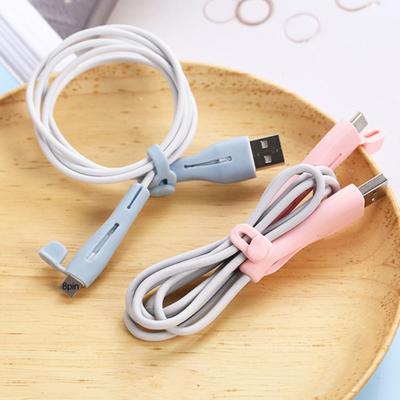 Étui de protection universel en Silicone pour câbles de données, 2 pièces, manchon de câble Flexible et Durable pour la maison