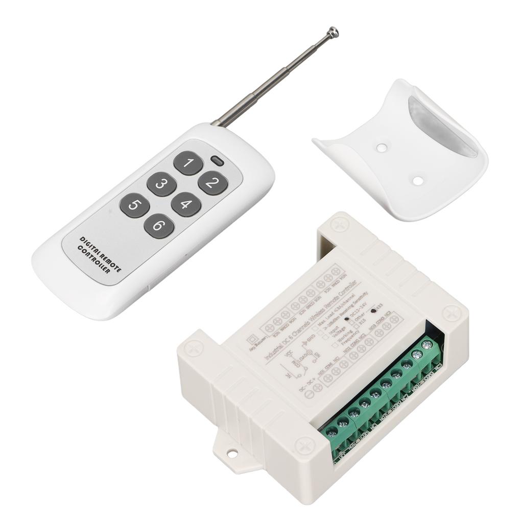 Motor Remote Control Switch 12V 24V 6 CH Relay Forward and Reverse Wireless Switch for Car Motor Ele