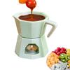 250 Ml Chocolate Fondue Mug Cheese Butter Warmer Melting Even Heating Chocolate Fondue Cup Ceramic Mug Heating Furnace