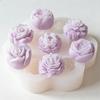 14-Piece Set of Silicone Molds with Succulent Plant and Floral Patterns, Used for Making Scented Candles, Resin Crafts, Soap, C Day Gifts, R